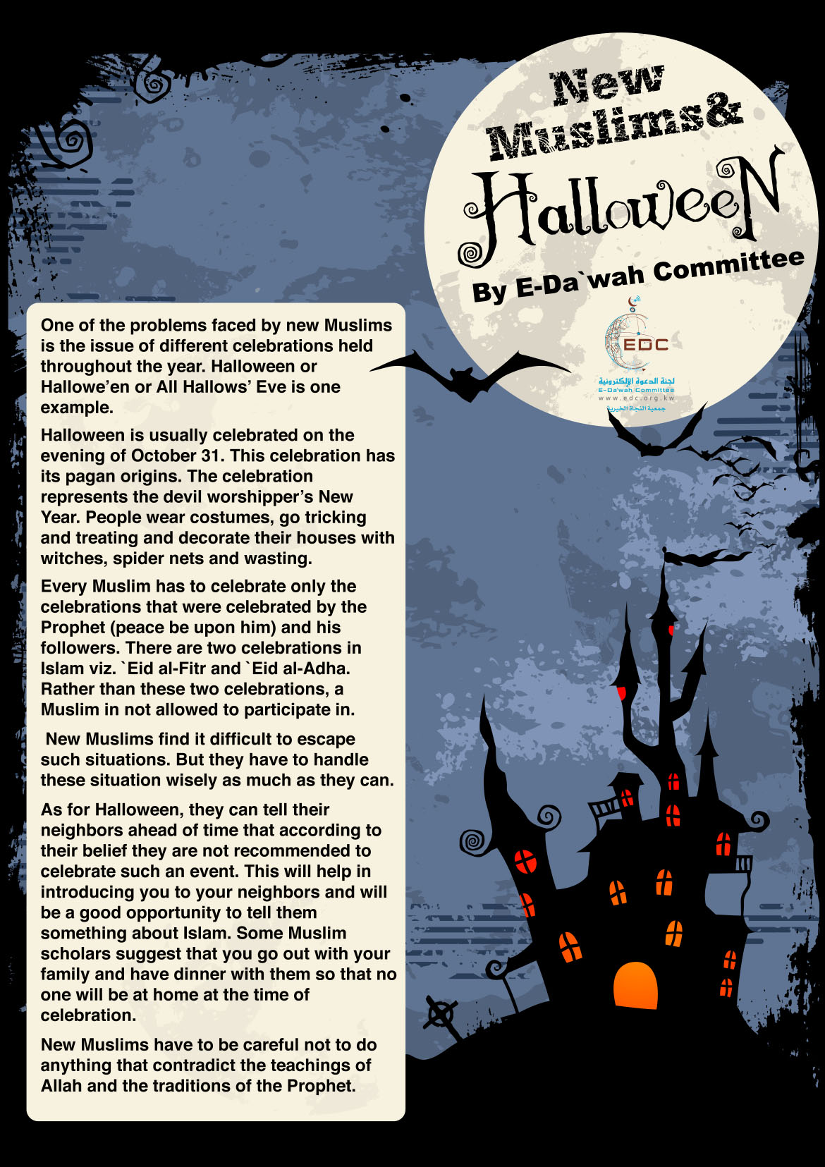 New Muslims and Halloween (Poster)