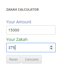 Zakah Calculator